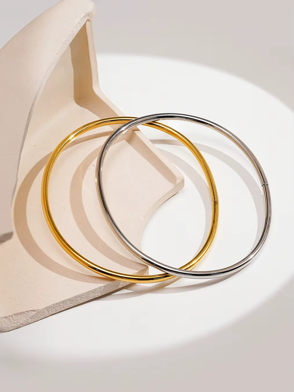 Lani Anklet Bangle - 18k or Silver Plated