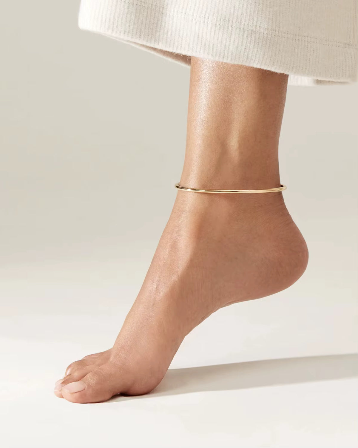 Lani Anklet Bangle - 18k or Silver Plated