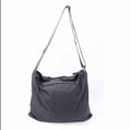 Burberry Black Nylon Messenger Crossbody Bag with Silver Hardware